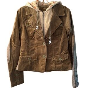 Green Corduroy Blazer Jacket